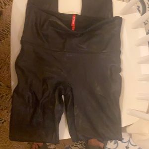 Spanx faux leather leggings